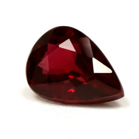 Ruby Pear GIA  Certified Untreated 0.84 cts.