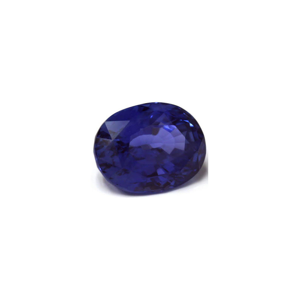 BLUE SAPPHIRE Oval 15.81 cts. Untreated GIA  Certified
