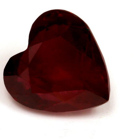 Ruby Heart GIA Certified Untreated 1.82