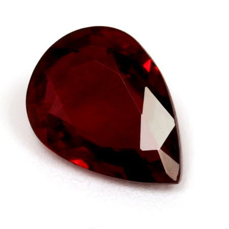 Ruby Pear  Untreated 0.74 cts.