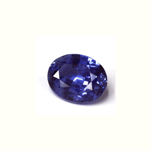 BLUE SAPPHIRE  GIA Certified Untreated 7.38 cts. Oval