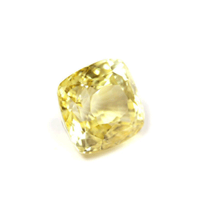 Yellow Sapphire Cushion GIA Certified Untreated 17.57cts.